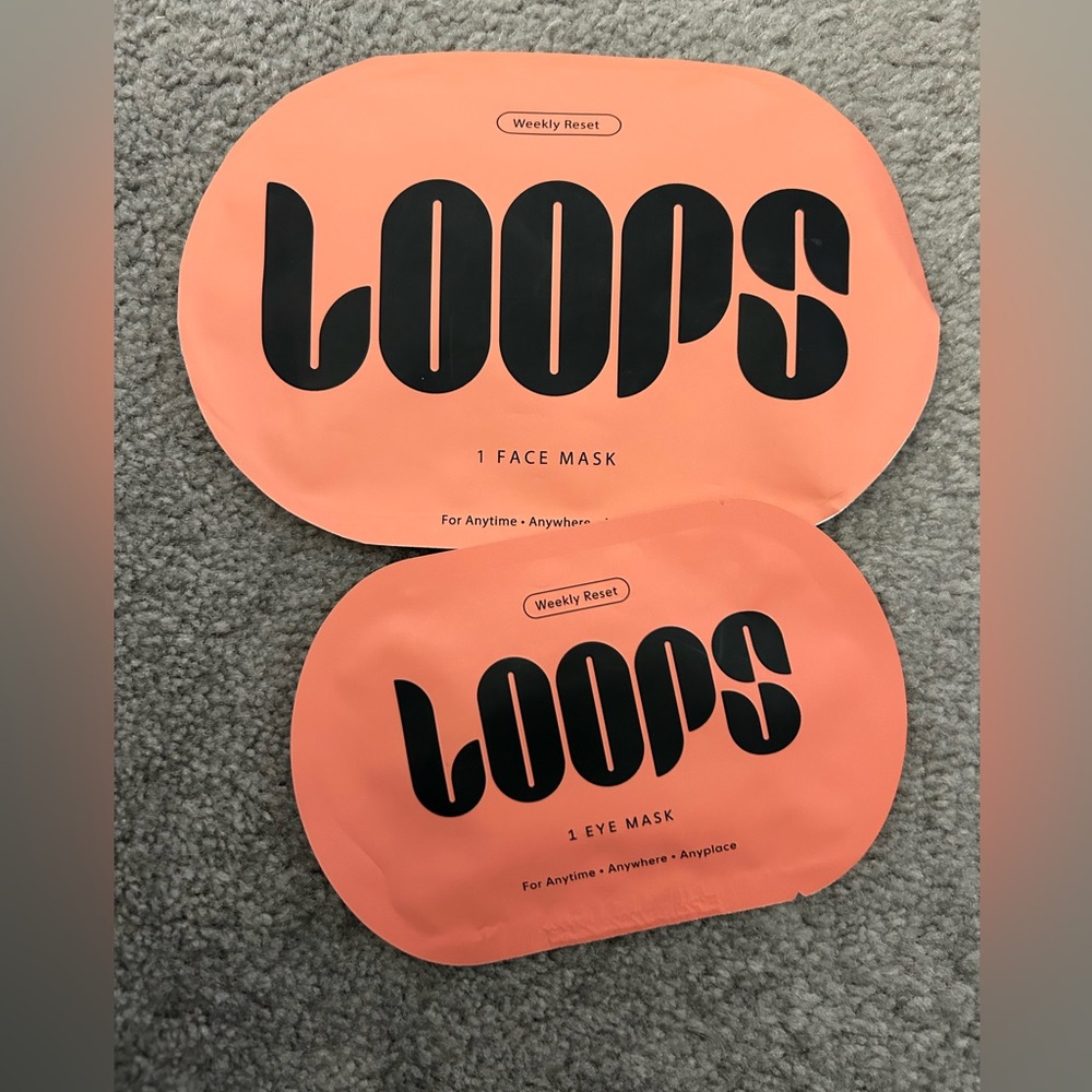 Loops Face and Eye Mask